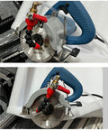 Top Notch Industrial Dust Control Water Sprayer Kit For Tile Cutting Machines With Slick Mist Nozzle heavy duty pump and hose attachment.