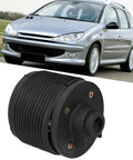 Aluminum 6 Bolt Steering Wheel Hub Adapter for Peugeot 206 1998 2016, black powder coated, no fuss direct bolt on connector