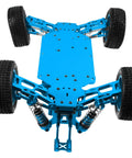 Metal RC Chassis Frame Kit 1/14 4WD For WLtoys 144010 144001 144002 Beefed Up Kit Blue Durable Easy Bolt On DIY Truggy Frame