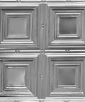 Close-up of Drop In Tin Plated Steel Wall And Ceiling Dope Pattern Panels 2x2 Ft Unfinished 12 Pack For Fifteen Sixteenth Inch Grid