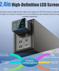 Capacitor Battery Spot Welder Pro with High-Definition LCD Screen, Auto and Foot Pedal Mode, Portable for Battery Building