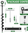Heavy Duty Ground Anchors Screw In For Trampolines And Outdoor Gear Built Tough With Spiral Blade Grip For High Wind Resistance 4 Pack