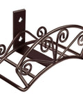 Heavy Duty Garden Hose Holder Wall Mount For 150 Ft Hoses Solid Metal Hanger Bronze Finish Outdoor Hose Storage Reel Durable Yard Organizer For Outside shown