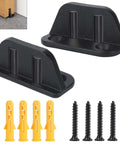 Set Of 2 Heavy Duty Sliding Barn Door Floor Guides With Bearing Design Stainless Steel Hardware 360 Degree Wheel Bearings