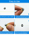 Step-by-step guide on using 120Pcs 200Pcs Fishing Weights Sinkers Premium Split Shot Round Removable Sinkers For Freshwater And Saltwater Fishing Set In Five And Six Size Options Durable Lead Core.