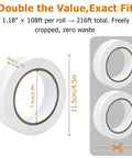 Two Roll Bottle Sealing Tape Pack 1.18 Inch By 108 Feet Each Cut To Size Waterproof Leakproof Tape for various uses.