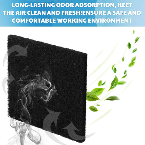24 Pack Activated Carbon Filter Replacements For Solder Smoke And Fume Extraction, Sealed Fresh Absorber Filters For Ventilation, Universal Fit 4.7 X 4.7 Inch DIY Fan Units