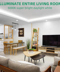 LED Neon Rope Light 12V White LED Strip Light 16.4ft 5m Dimmable Waterproof Silicone DIY Sign For Bedroom Indoor Home Create A Chill Vibe