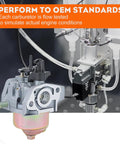 ST100 Carburetor Kit 951-14423 All In One Replacement in testing setup to ensure OEM standards
