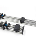 Pro Grade 100mm CNC Linear Stage Actuator With Dual Optical Axis Rails And 1605 Ball Screw Heavy Duty Linear Motion Rail Guide shown