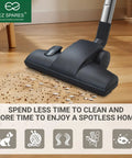 Universal 1.25 Inch 32mm Vacuum Cleaner Brush Head shown on wooden floor
