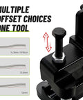 Conduit Offset Bender For One Half Inch EMT Conduit With Adjustable Offset Up To Nine Sixteenth Inch Bends, Pro Grade, detail view