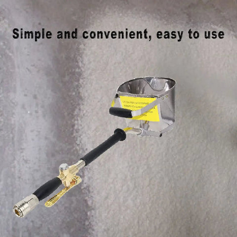 Beefy Stucco Sprayer For Walls And Plaster, Cement Mortar Spray Gun With Hopper shown on concrete background