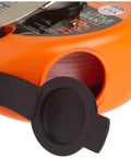 Pro Grade Chalk Line Reel With 110 Foot Reach, 12 Ounce Chalk Capacity showing chalk container close-up