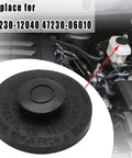 Brake Master Cylinder Fluid Reservoir Cap Replacement For Toyota 4Runner Sienna Avalon Highlander Camry Corolla RAV4 47230 12040 47230 06010 Durable Seal Easy Install Leak Proof Prevents Air Ingress And Keeps System Tight