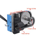 Slide Carriage Replacement Kit For Mini Lathes - Aluminum Die Cast, 2.0mm Pitch, 16mm Half Nut, gears and handles