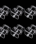 Heavy Duty Transparent Aquarium Lid Clips For Fish Tank Hood Support Tough As Nails Grip For Rimless Or Rim Tanks Durable Acrylic Cover Holder Six Pack