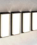 14 Inch Outdoor Wall Light Front Door Sconce With 3CCT Dimmable Ultra Bright LED Waterproof ETL Listed 20W 1900LM 120V Set of 4