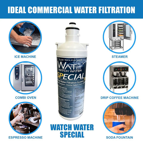 Level Up Your Tap Water Game With This 10 Inch Scale Prevention Filter Cartridge That Slaps Chlorine And Limescale While Infusing Smooth Calcium For Next Level Coffee Sipping. Ideal for commercial water filtration with ice machines, espresso machines, and more.