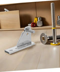 Heavy Duty Zinc Alloy Fridge Hinge Kit Pro Grade, 8mm Axial Diameter Refrigerator Door Hinges, Corrosion Resistant And Easy Maintenance, Built To Last For Busy Foodservice And Commercial Kitchens. Zinc alloy hinge with 8mm pin on wood surface