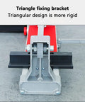 600mm To 1000mm Manual Tile Cutter with single rail laser positioning, heavy duty steel frame, triangular fixing bracket detail