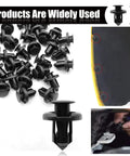 20 Pack Front Bumper Retainer Clips 10mm Fender Liner Clips Nylon Push Type Fasteners for Honda and Acura Installation