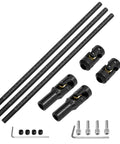 Beefy 1/10 Crawler Driveshaft Stainless Steel 68 To 229mm Adjustable Length Universal Joint parts and tools layout