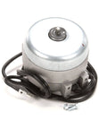 Motor Fan for Commercial Ice Machines 115V 60Hz Replacement Part, 9 By 9 By 7 Inch Dimensions, Durable Cooling Fan for Ice Makers, Easy Install and Reliable Performance, silver motor with cord and mounting bracket