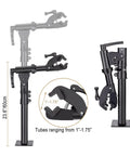 360 Degree Rotating Bike Repair Stand For Bench Mount Work Stand, E Bike And Mountain Road Bike, height 60–86 cm, tube clamp