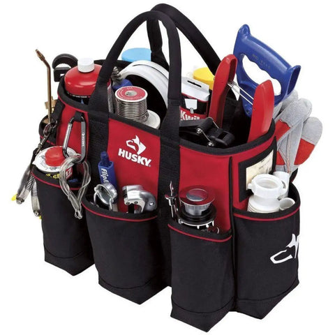 Heavy Duty 14 Inch Supply Bag With Rugged Construction And Water Resistant Exterior, tools and supplies organized in pockets