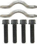 Universal Joint Strap Kit 530-10 for Chevrolet Silverado 1500, showing two clamps and four cap screws