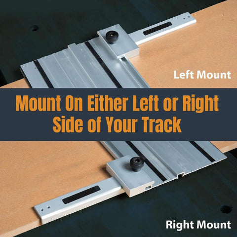 Pro Grade Track Saw Guide Square For Exact 90 Degree Cuts Fits Most Track Saw Guide Rails With Universal T Slot Design