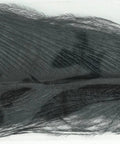 Black Ostrich Herl For Fly Tying, Go To Tail Material And Marabou Substitute showing detailed fibers