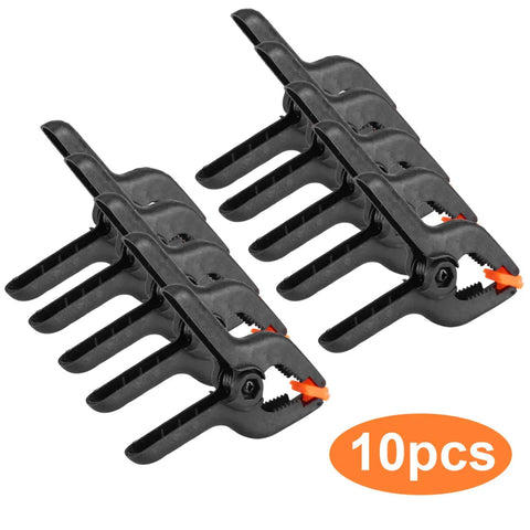 3 Inch Plastic Spring Clamps With Killer Anti Slip Grip Heavy Duty Woodworking And Backdrop Clips Hella Handy For Crafts Home Diy Total Flexible Tool Built Tough For Quick Projects set of 10 clamp tools