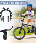 Rear U Brake Set For BMX Bike With Aluminum Alloy Construction Right Lever Cables And Brake Pads Rim Brake Kit Dope Stopping Power