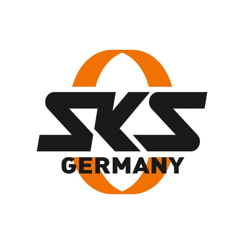 SKS Germany logo in black and orange on white background
