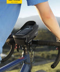 Waterproof Bike Frame Bag With 2 In 1 Phone Mount Top Tube Pouch For Cycling Quick Install Bicycle Phone Holder With Rain Cover