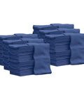 Bulk Auto Shop Towels 14x14 Inches 100 Percent Cotton Lint Free Rags For Mechanics 500 Pack Blue Commercial Grade Heavy Duty Cleaning For Dry Or Wet Wipe In The Garage