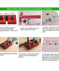 3 In 1 Pocket Hole Jig Kit With Aluminum Alloy Construction And Precise Engraved Scale for woodworking and cabinet making