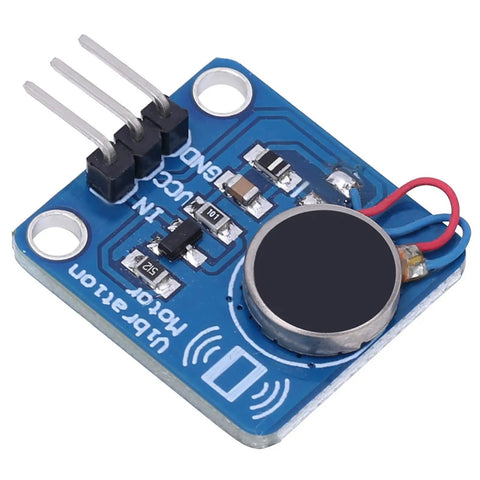 3 Pack DC 5V 9000 RPM Dope Vibration Module For DIY Projects PWM Controlled Industrial Vibe Motor Shock Vibration Motor For Electric Machines And Robotics Applications, blue PCB module