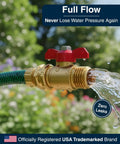 Brass Garden Hose Shut Off Valve Three Quarter Inch Full Flow Design Built Tough And Heavy Duty 2026 Edition in use