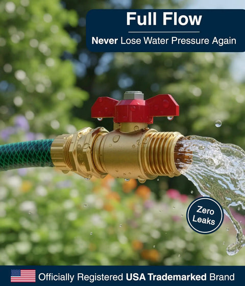 Brass Garden Hose Shut Off Valve Three Quarter Inch Full Flow Design Built Tough And Heavy Duty 2026 Edition in use