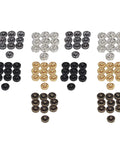 100 Pack Mini Metal Snap Button Kit 5mm Sew On Fasteners For Doll Clothes Sewing Garment Repair Skirts And Collars Durable Snaps
