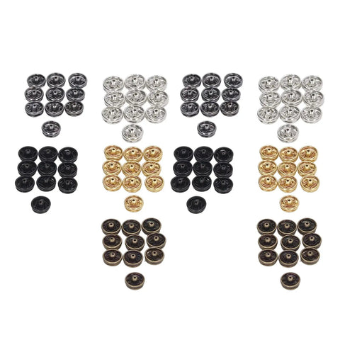 100 Pack Mini Metal Snap Button Kit 5mm Sew On Fasteners For Doll Clothes Sewing Garment Repair Skirts And Collars Durable Snaps
