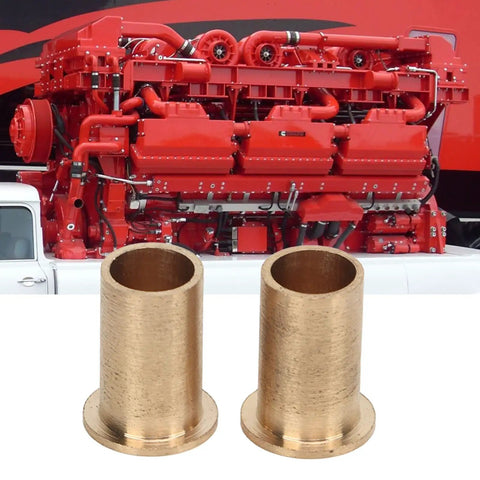 2 Pack Beefed Up Brass Rustproof Self Lubricating Throttle Shaft Linkage Bushings for 12V Diesel Engines 1989 1998 Crank Throttle Shaft Bushings For Industrial Equipment, brass bushings