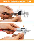 Digital Brake Caliper For Disc Rotor Measurement With Large LCD Screen 6 Inch Stainless Steel Vernier Caliper battery replacement guide