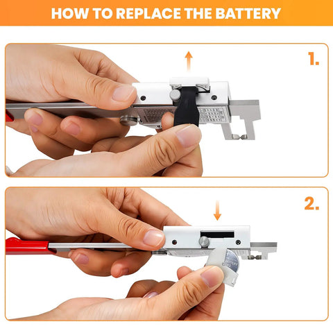 Digital Brake Caliper For Disc Rotor Measurement With Large LCD Screen 6 Inch Stainless Steel Vernier Caliper battery replacement guide