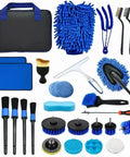 Gonna Love This Forty Piece Auto Detailing Kit For Cars Straight Up Pro Grade Wash Set with various brushes and microfiber towels.