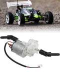 Badass Hella Quiet 260 Motor Gearbox Replacement For RC Cars Featuring Dual Ball Bearings Super Tight Low Noise Transmission Fits MN90 MN90K And MN91 Lineup Performance Mods with RC car.