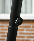 Close-up of the adjustable knob on the stand of Patio Hammock Chair With Stand For Outdoor Chill And Cozy Lounging Heavy Duty Hanging Swing